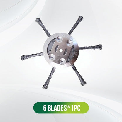 Universal Steel Wire Trimmer Head Replacement-Heavy-Duty Weed Brush Cutter