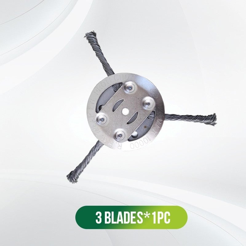 Universal Steel Wire Trimmer Head Replacement-Heavy-Duty Weed Brush Cutter