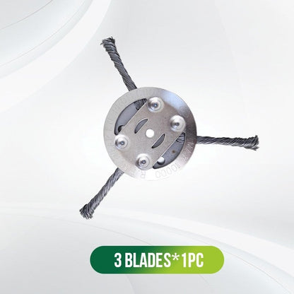 Universal Steel Wire Trimmer Head Replacement-Heavy-Duty Weed Brush Cutter