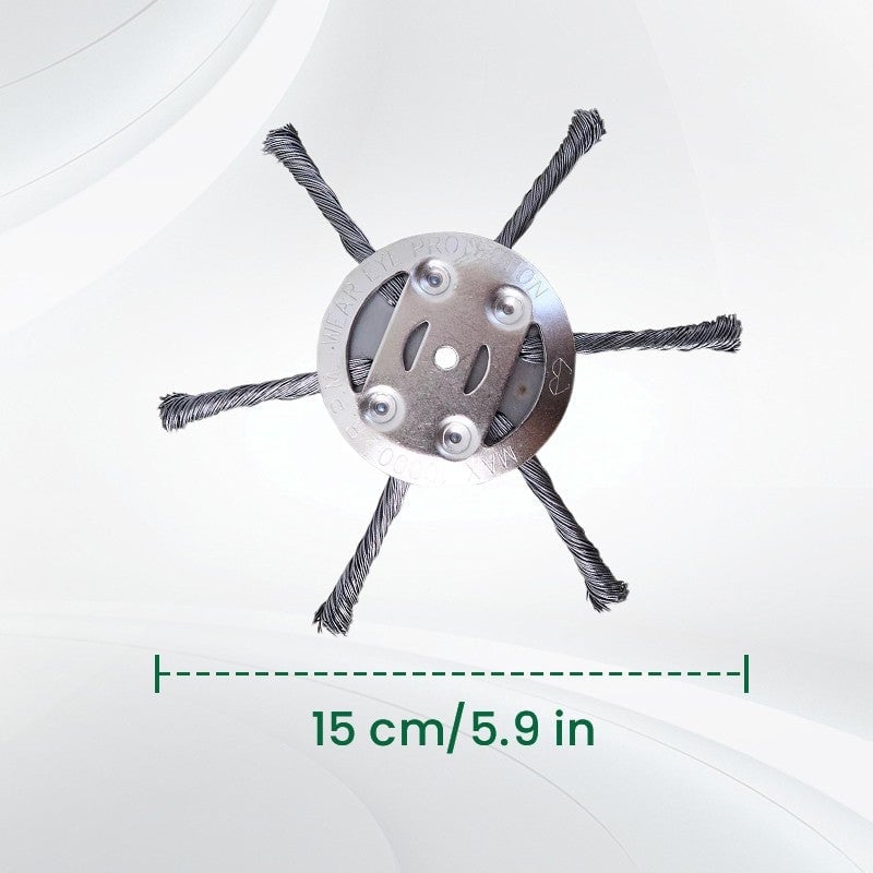 Universal Steel Wire Trimmer Head Replacement-Heavy-Duty Weed Brush Cutter