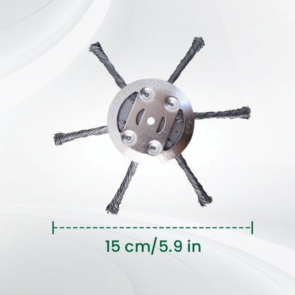 Universal Steel Wire Trimmer Head Replacement-Heavy-Duty Weed Brush Cutter