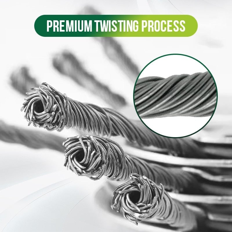 Universal Steel Wire Trimmer Head Replacement-Heavy-Duty Weed Brush Cutter